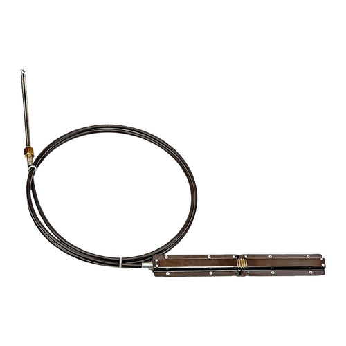 Cable Steering Uflex M86X12; 12 Ft Rack Made by Uflex, Black