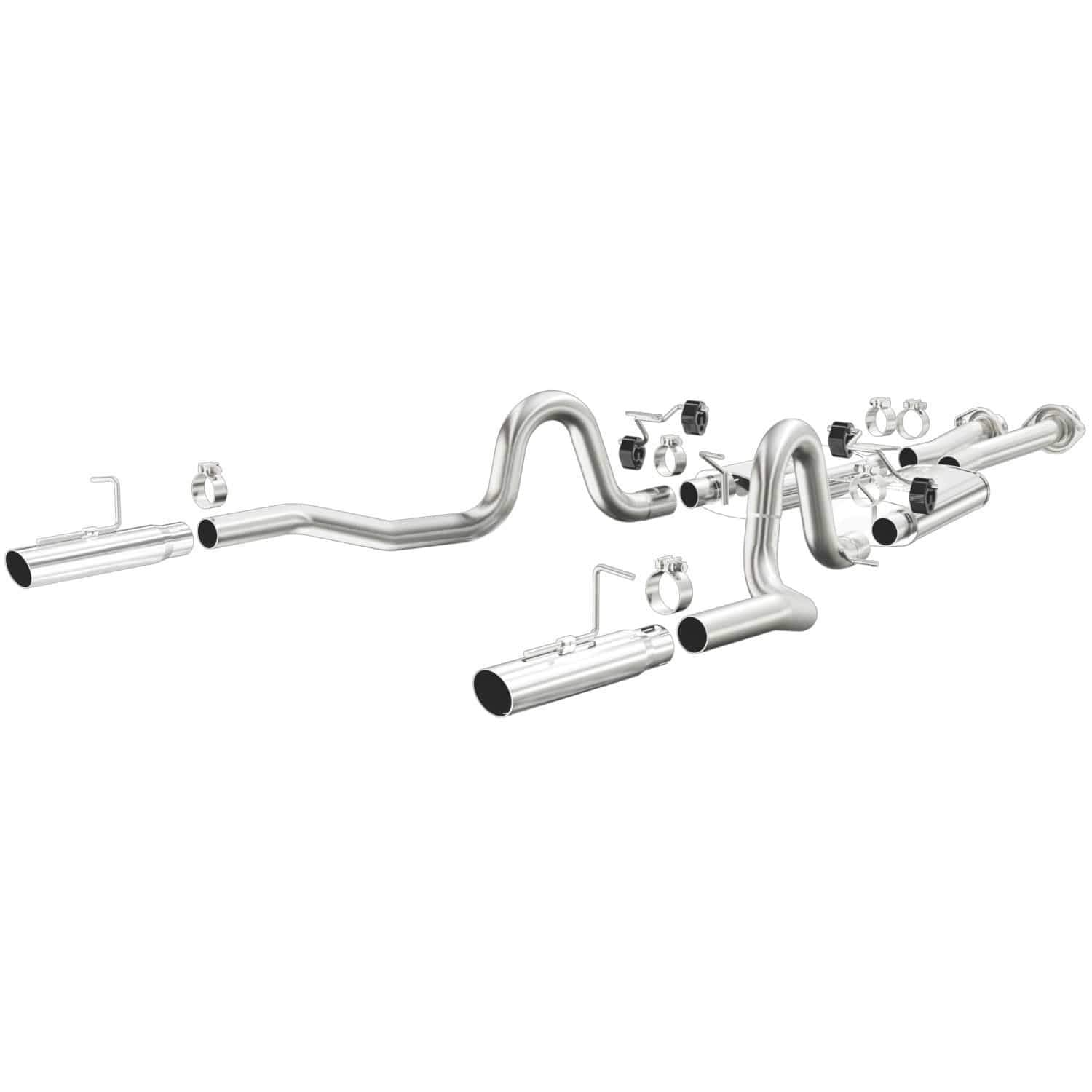 1986-1993 Ford Mustang MagnaFlow Street Series Cat-Back Performance Exhaust System, V8 5.0L