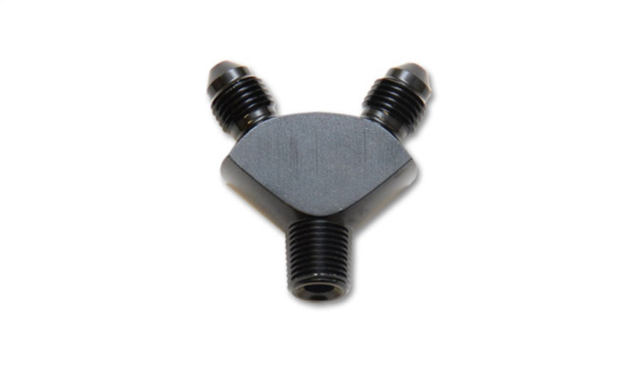 Vibrant Performance Y Adapter Fitting 10818; Size: 1/8in In x -3An 1 Pack