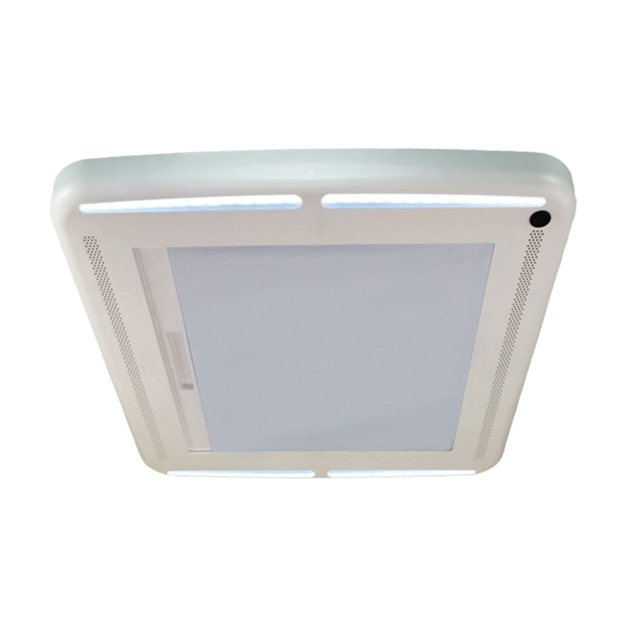 Maxxshade Plus MAXXAIR - Lightweight RV Window Shade, Blocks Out Sunlight & UV Rays, Easy Installation, LED Accent Lighting (00-03901)