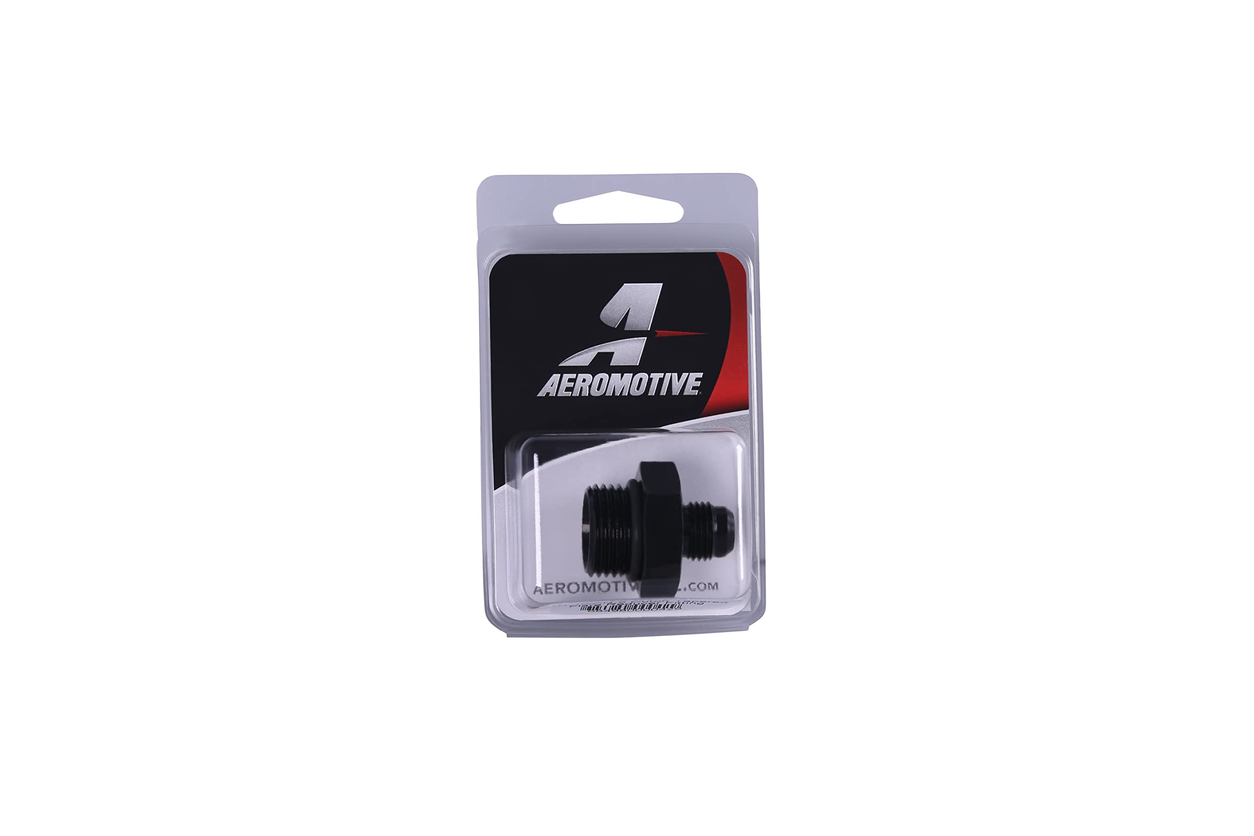 AN-10 O-ring Boss/AN-06 Male Flare Reducer Fitting, Aeromotive 15609 Blue