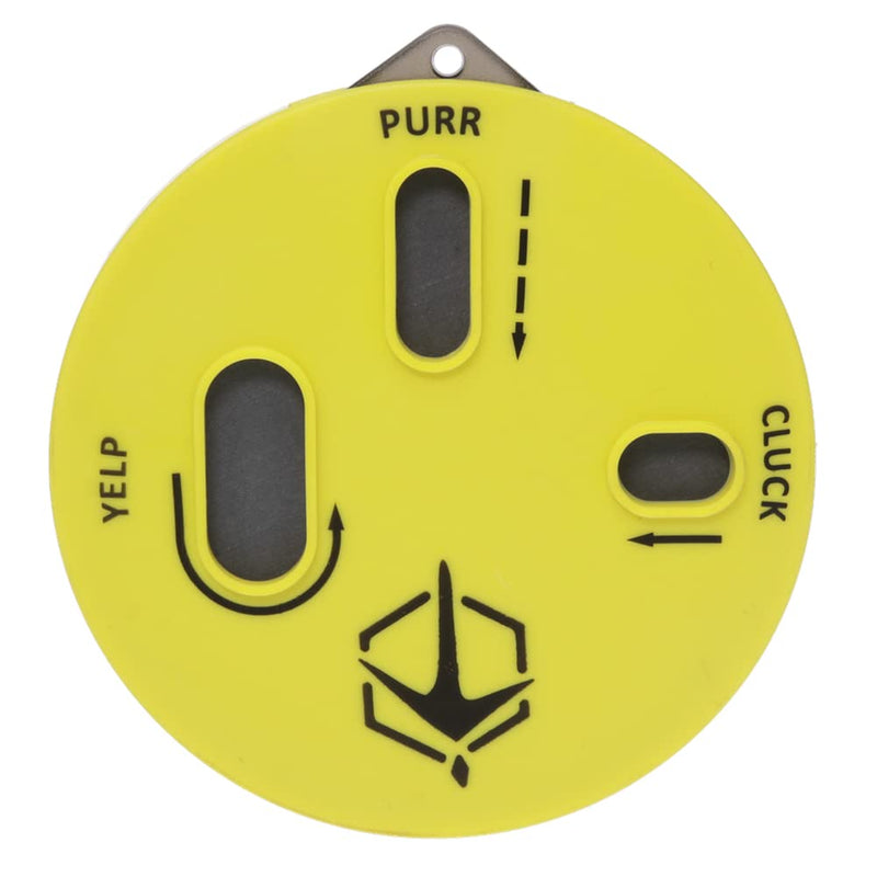 HS Strut Cookie Cutt'R Tracer Turkey Clucks Yelps Purrs Hunting Slate Pot Call, Yellow
