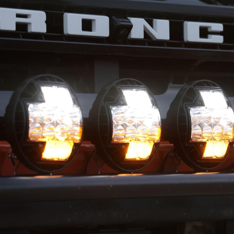 5.75in ARB Nacho Offroad TM5 Amber White LED Light Set