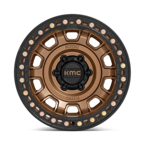 KMC Wheels 17X9 TANK BEADLOCK 5X5.04.41 -15mm MATTE BRONZE - KM23679050615N