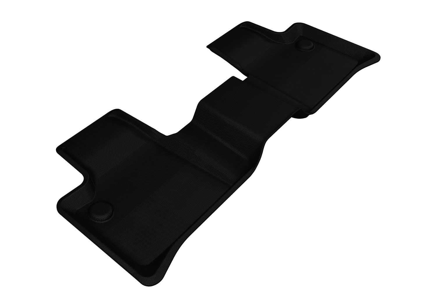 3D MAXpider Custom Fit Second Row All-Weather Floor Mat for Select Mercedes-Benz ML-Class/GL-Class Models - Kagu Rubber (Black)