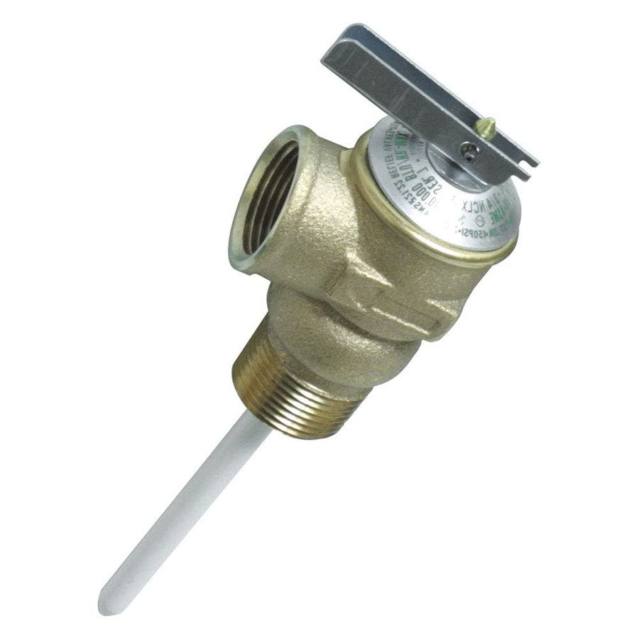 Propane Hose and Connector Camco 10471 (T and P Valve 3/4In with 4In Probe Coated, 150Psi, Bulk)