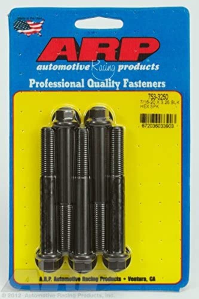 Hex ARP (753-3250) Oxide Bolt, Black