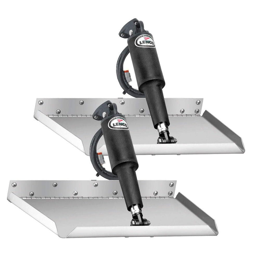 Trim Tab Kit Lenco 15017-101, 12" X 18", 12V, Edge Mount
