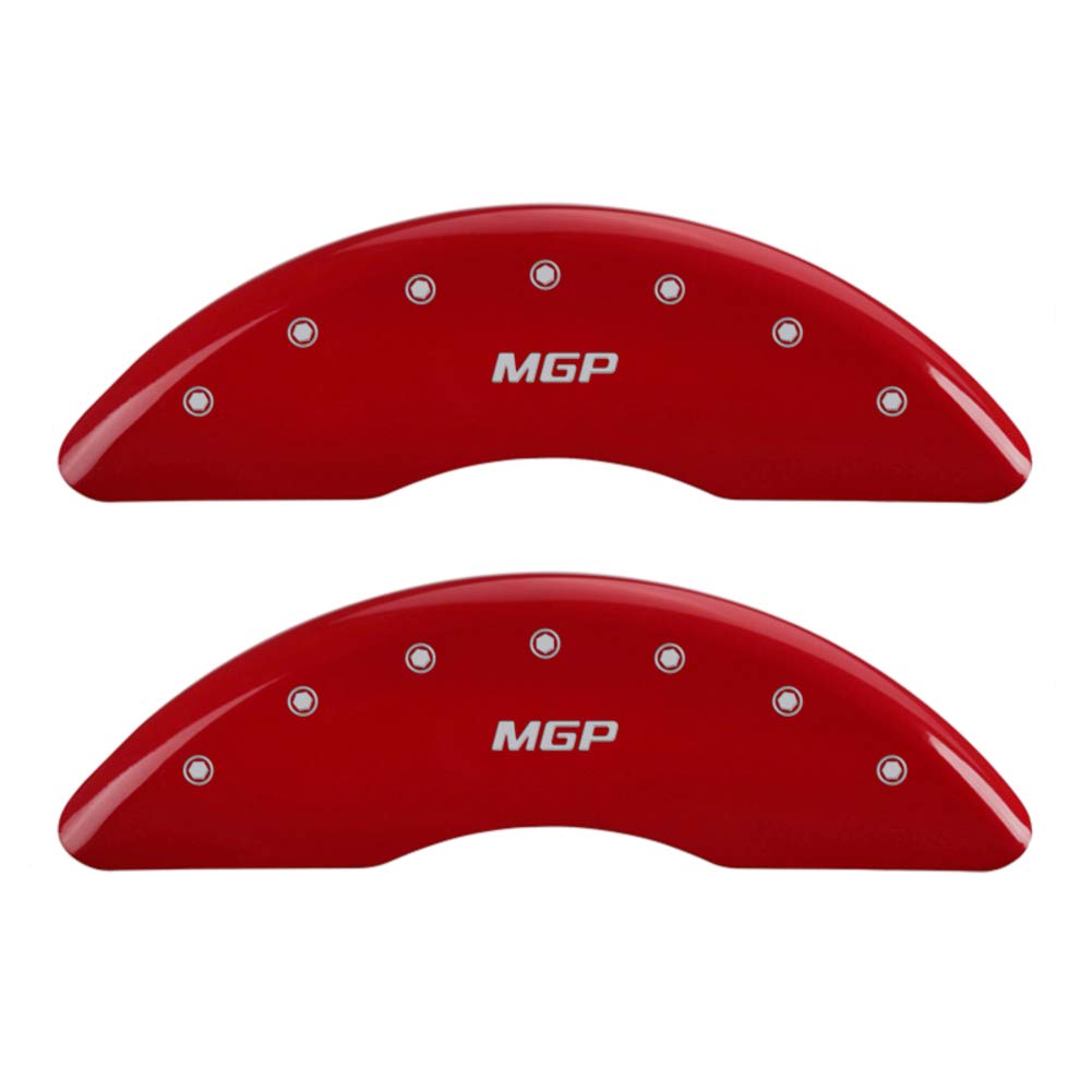 MGP Red Caliper Covers Caliper Covers(MGP 23227SMGPRD Set of 4)