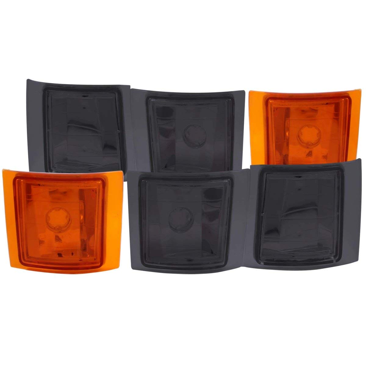 Corner Light AnzoUSA 521038 for Chevrolet GM Truck - 6 Piece - (Sold in Pairs)