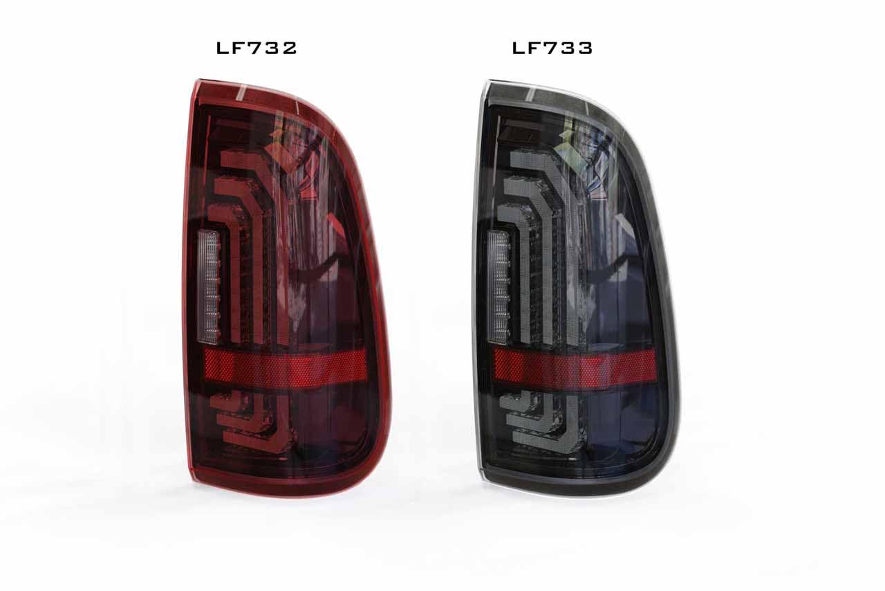 Morimoto XB LED Taillights Super Duty Fits Ford 99-16, Plug and Play Smoked Taillight Assemblies (Smoked)