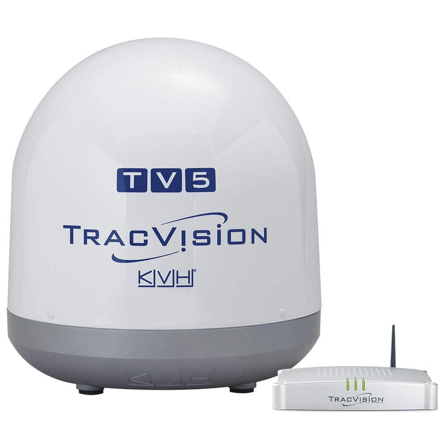 TracVision TV5 KVH Industries w/IP-TV Hub Boating Antennas