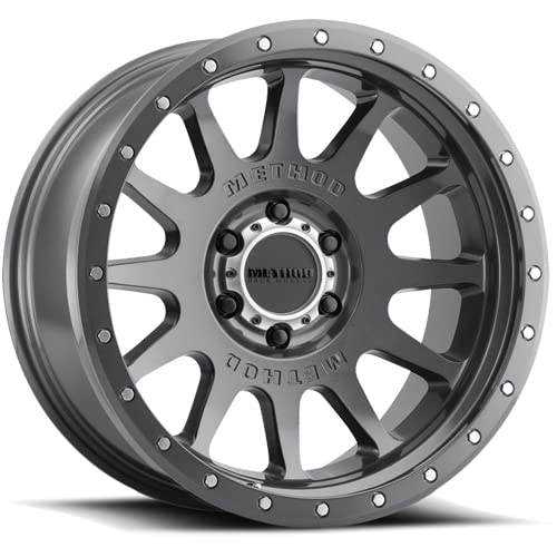 605 Method Race Wheels NV Titanium Wheel with Gloss (20 x 10. inches /6 x 5 mm, -24 mm Offset)