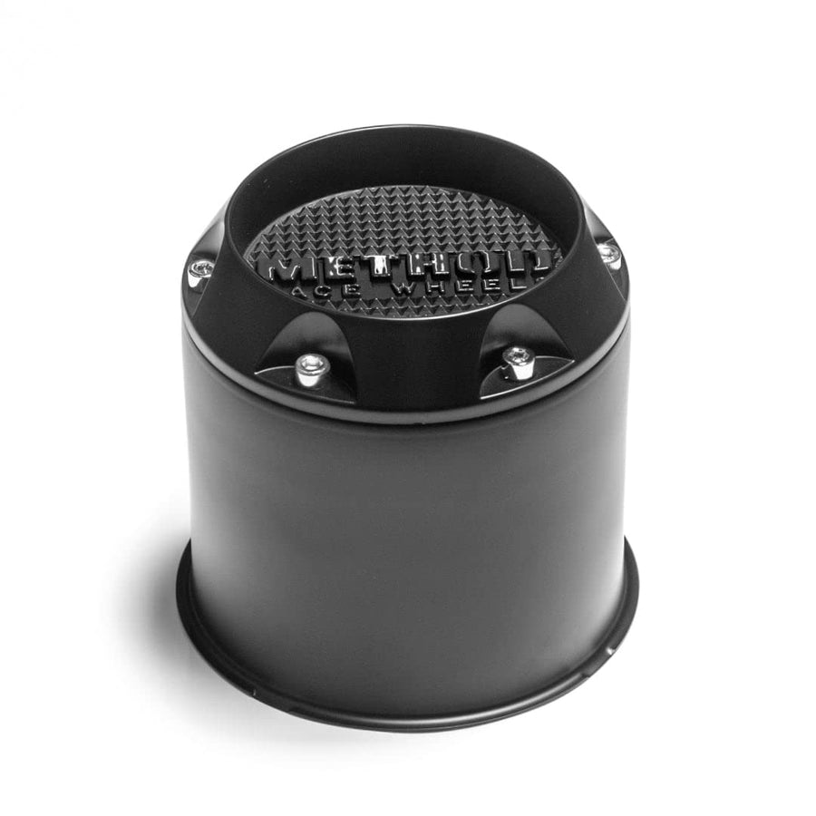 Method Race Wheels 8 Lug Center Cap, Push-Through, Black