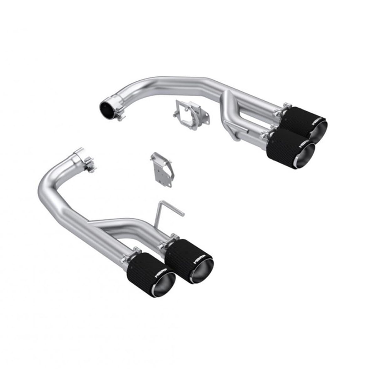 Axle-Back Exhaust Quad Rear Exit for 2024-2025 Mustang, S72813CF by MBRP