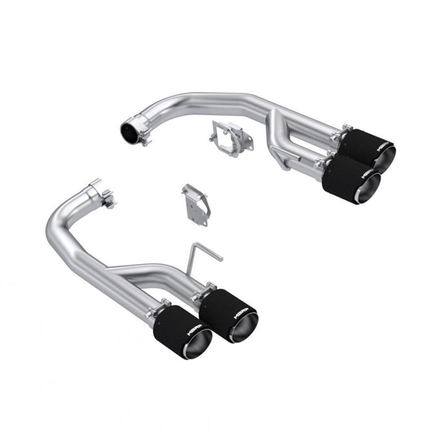 Axle-Back Exhaust Quad Rear Exit for 2024-2025 Mustang, S72813CF by MBRP