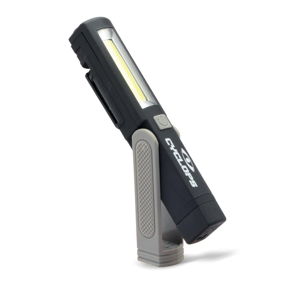 500 Lumen Cyclops Utility Light | Tactical Durable Lightweight Compact Portable Rechargeable Adjustable Magnetic Stand Bright Flashlight