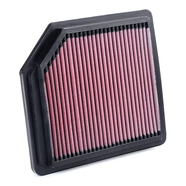 High-Flow K&N Original Lifetime Engine Air Filter: Increase Power: Premium, Washable: Compatible with 2006-2011 HONDA: Civic, Crossroad, 33-2342