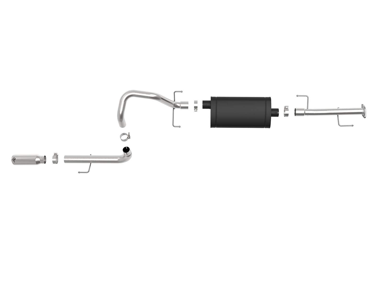 MACH Force-Xp aFe Power 2-1/2" to 3" 304 Stainless Steel Cat-Back Exhaust System