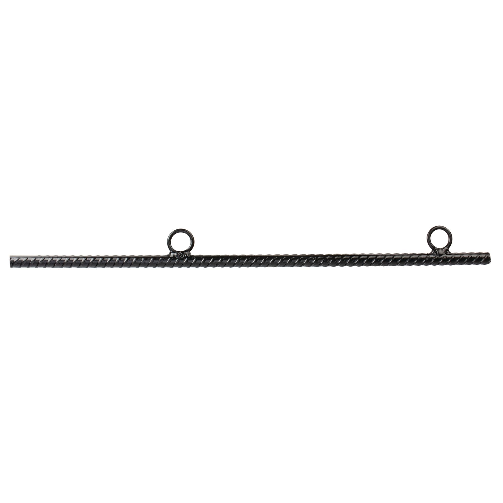 W9464 Performance Tool 40 Inch Heavy Duty Steel Rebar Ground Anchor Stakes with Chisel Point End and Welded Steel Loops for Multiple Applications