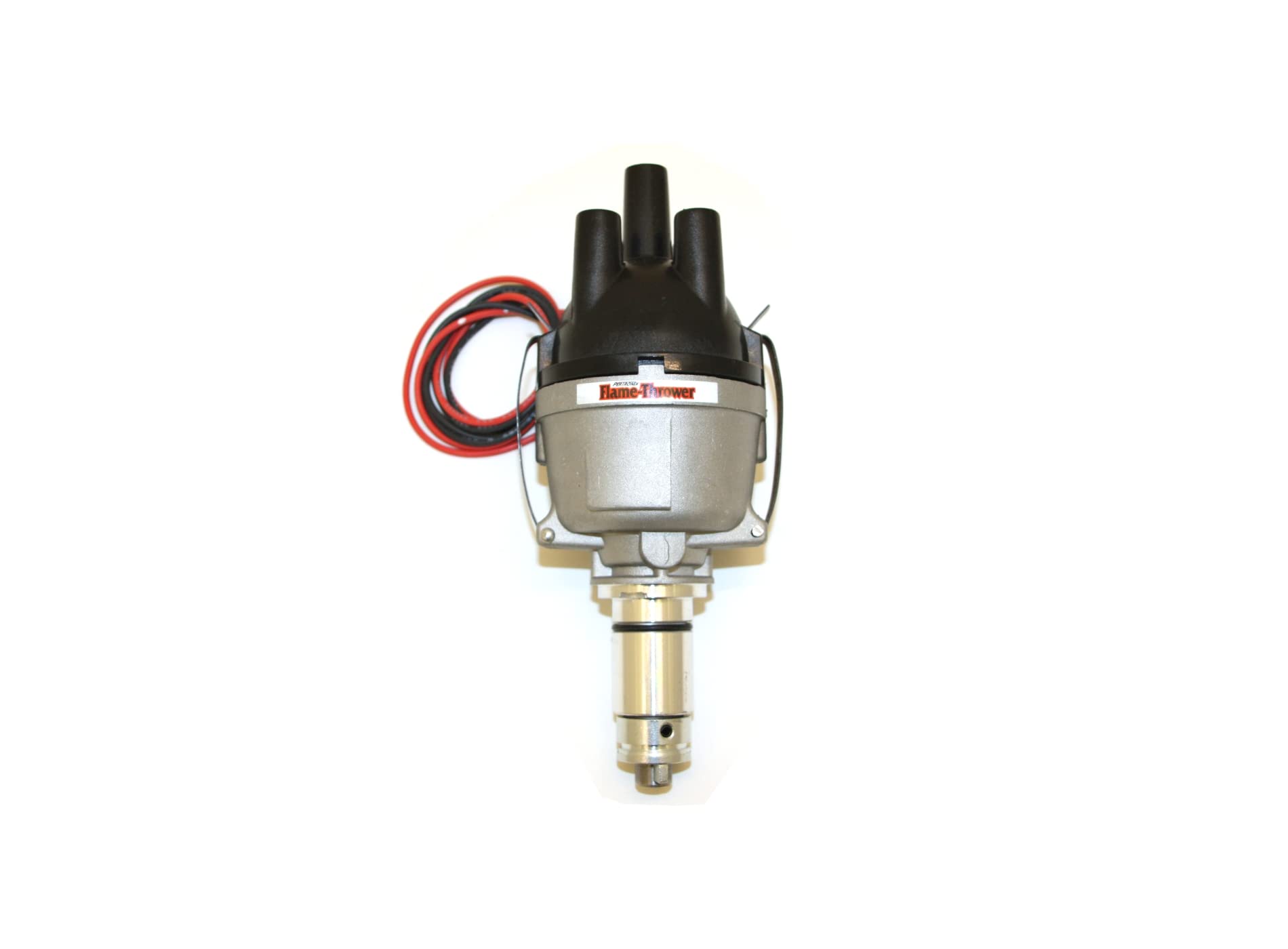 PerTronix D7173420 Electronic Distributor Flame-Thrower Cast British 23D 4 cyl Plug and Play with Ignitor III Top Exit Style Cap