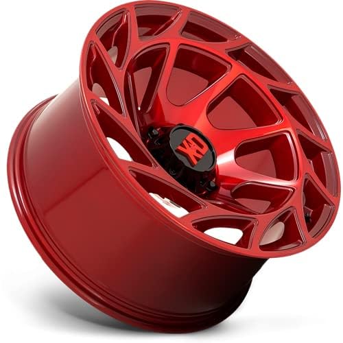XD Wheels Candy RED Xd860 Onslaught Wheel with Alloy Steel (17 x 9. inches /6 x 106 mm, 0 mm Offset)