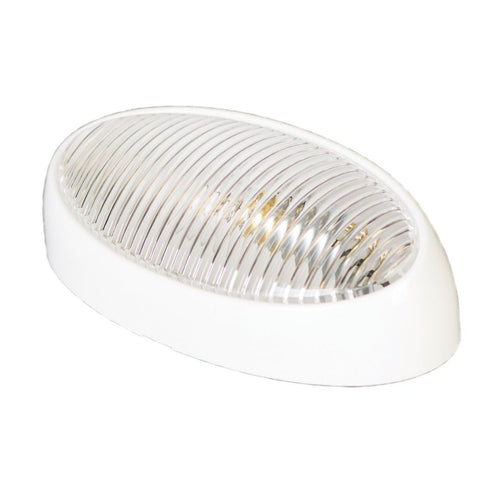 Universal Porch/Utility Light Arcon 51251 with Clear Lens and White Base