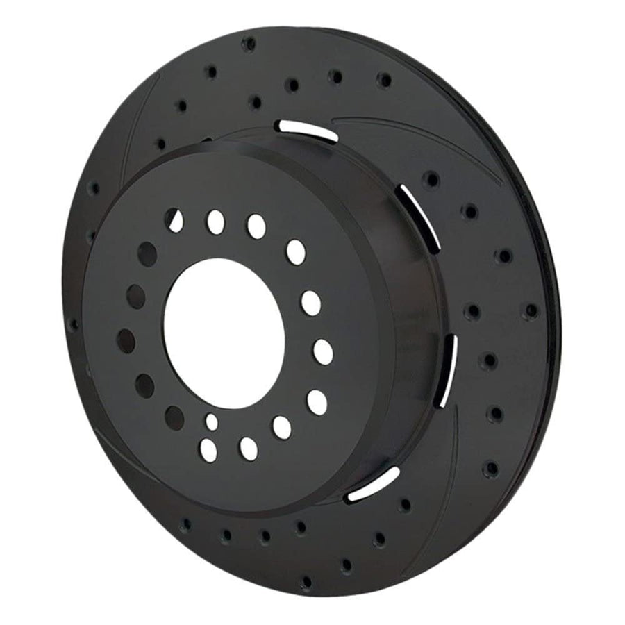 WILWOOD Rotor-1.91" Offset-SRP BLK Drl LH-11.00 x .810 - 5 Lug 160-11375-BK