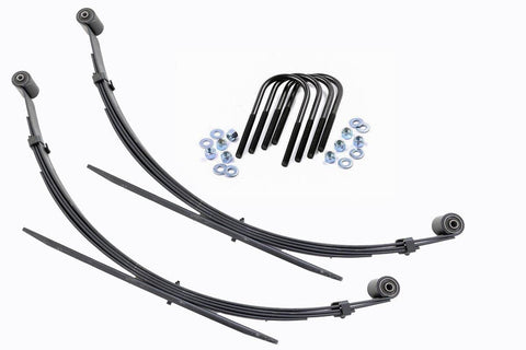 Rough Country Rear Leaf Springs for F-250/F-350 SuperDuty Ford (1999-2004) with 4" Lift - Set of 2