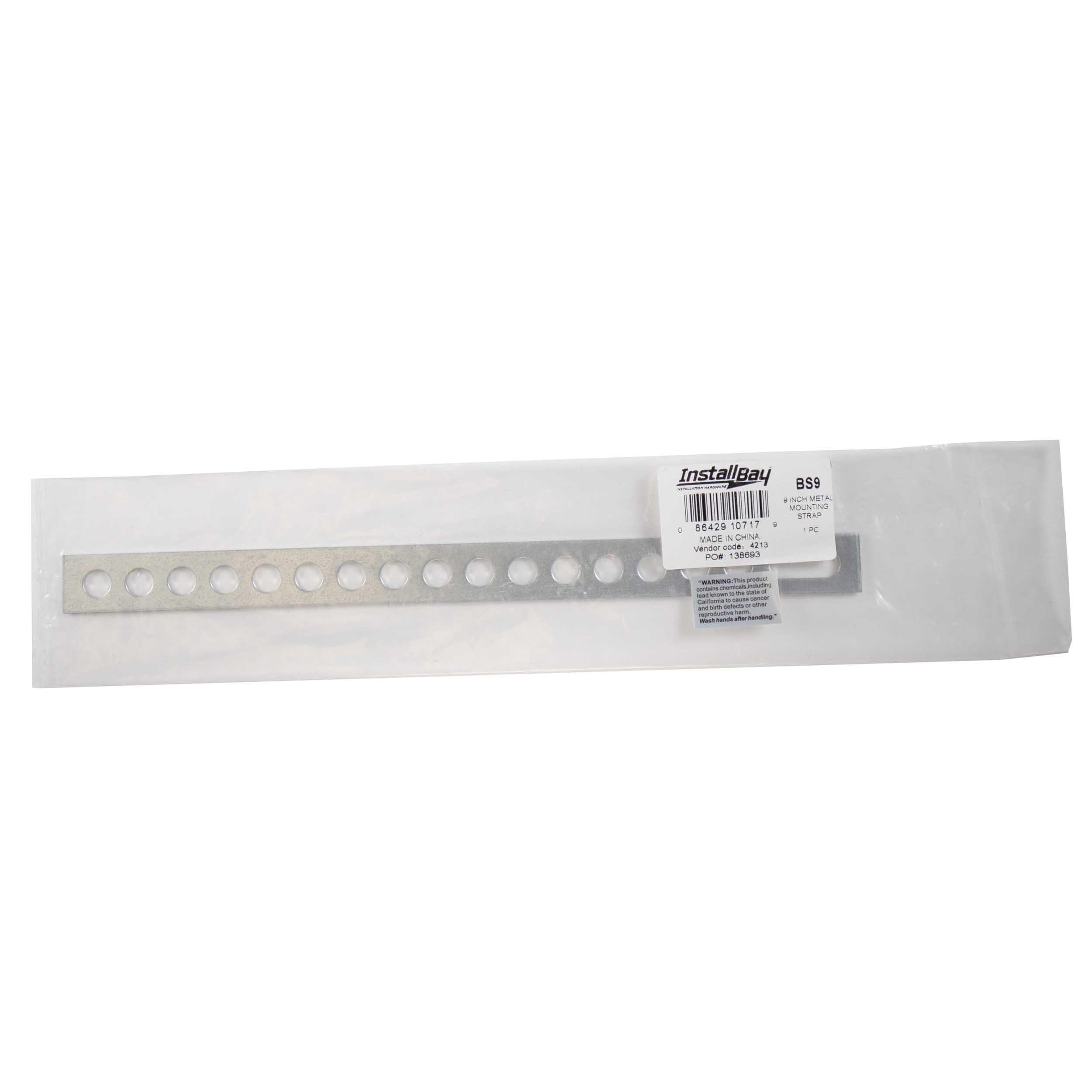 9 Inch Install Bay Metal Mounting Strap - BS9