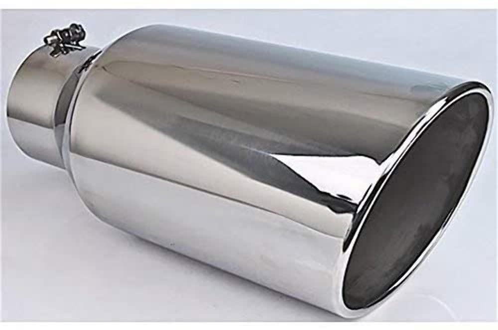 Polished Different Trends Ss Bolt-On 7In Rolled Slant5.00In Id / 7.00In Od - BQ9-507018RSL