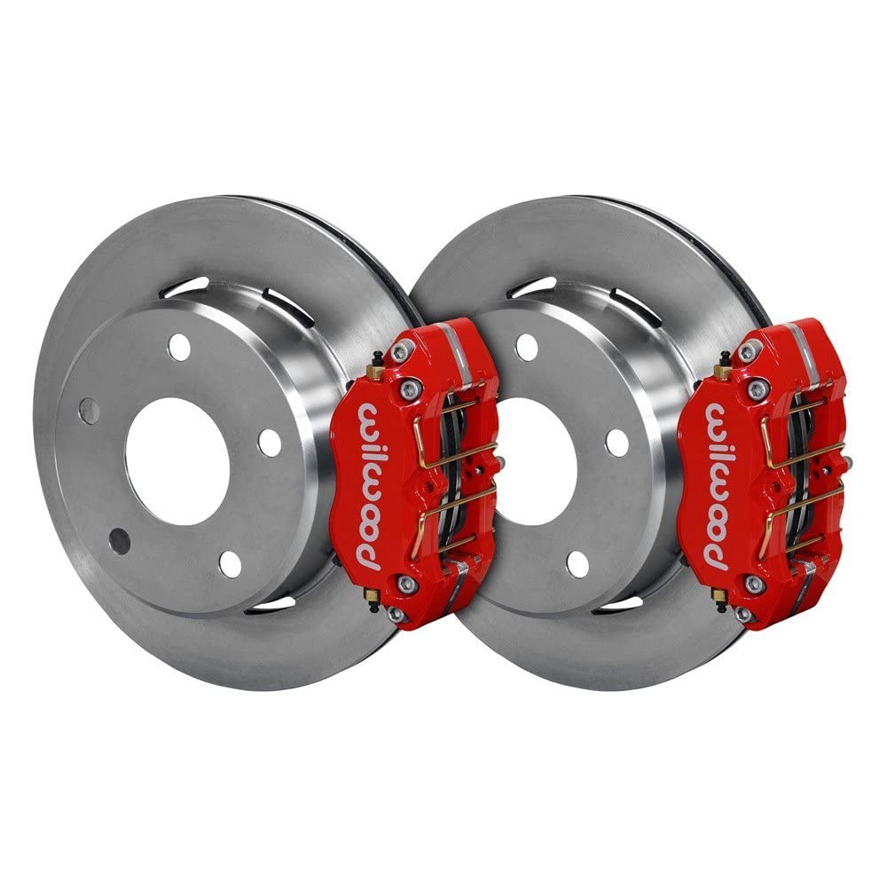 Wilwood 140-13320-R Compatible with/Replacement KIT,Rear,DISC/Drum,Small 2.36 Off,DPL,1 PC,5x5.50 BC,12.19 Rotor,RED