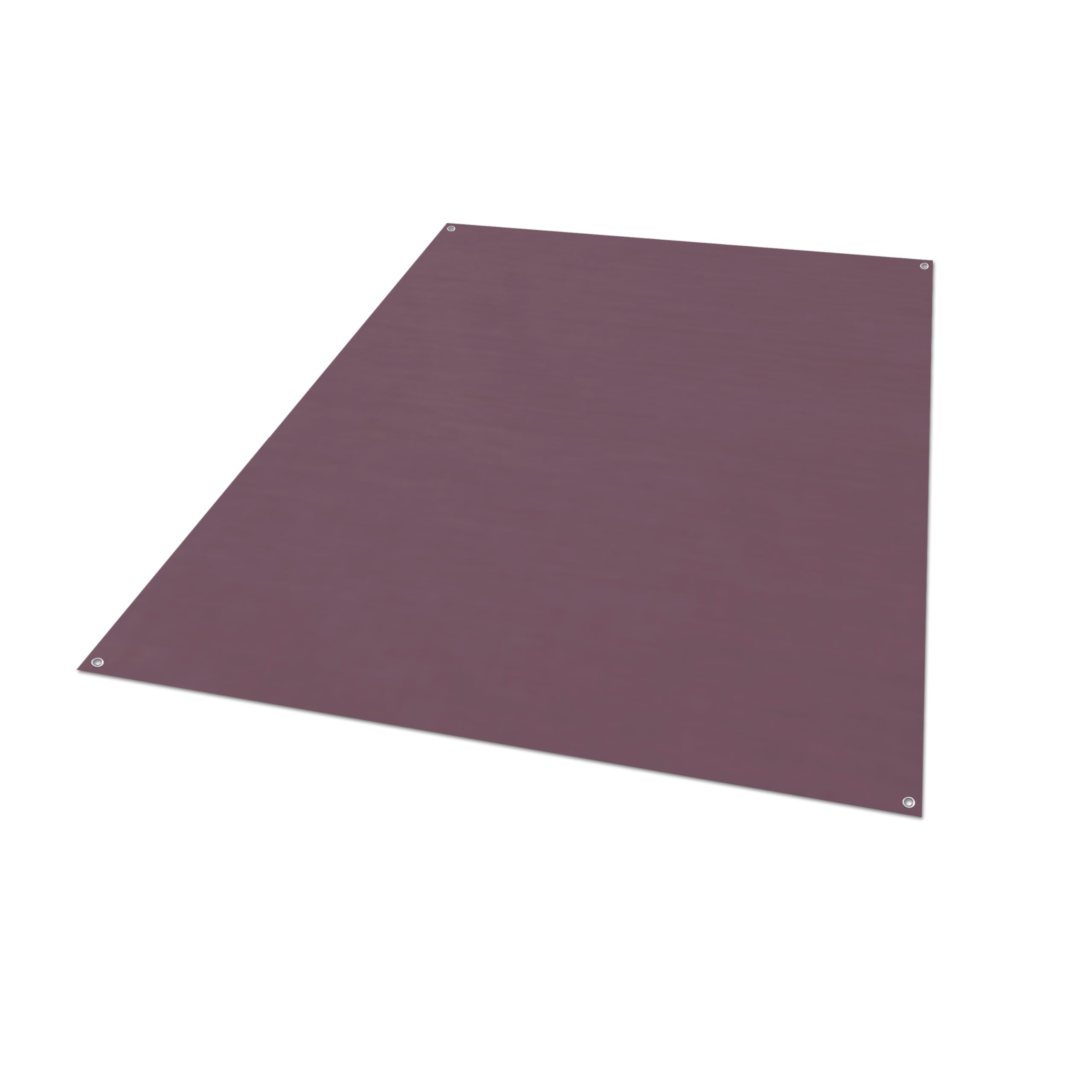 Lippert 6' x 9' All-Weather Burgandy Outdoor Patio Rug for RVs and Campers with Polyvinyl Fabric, Tight Weave, Finished Edges, Reinforced Corners, Resistant to Fading - 2022115662