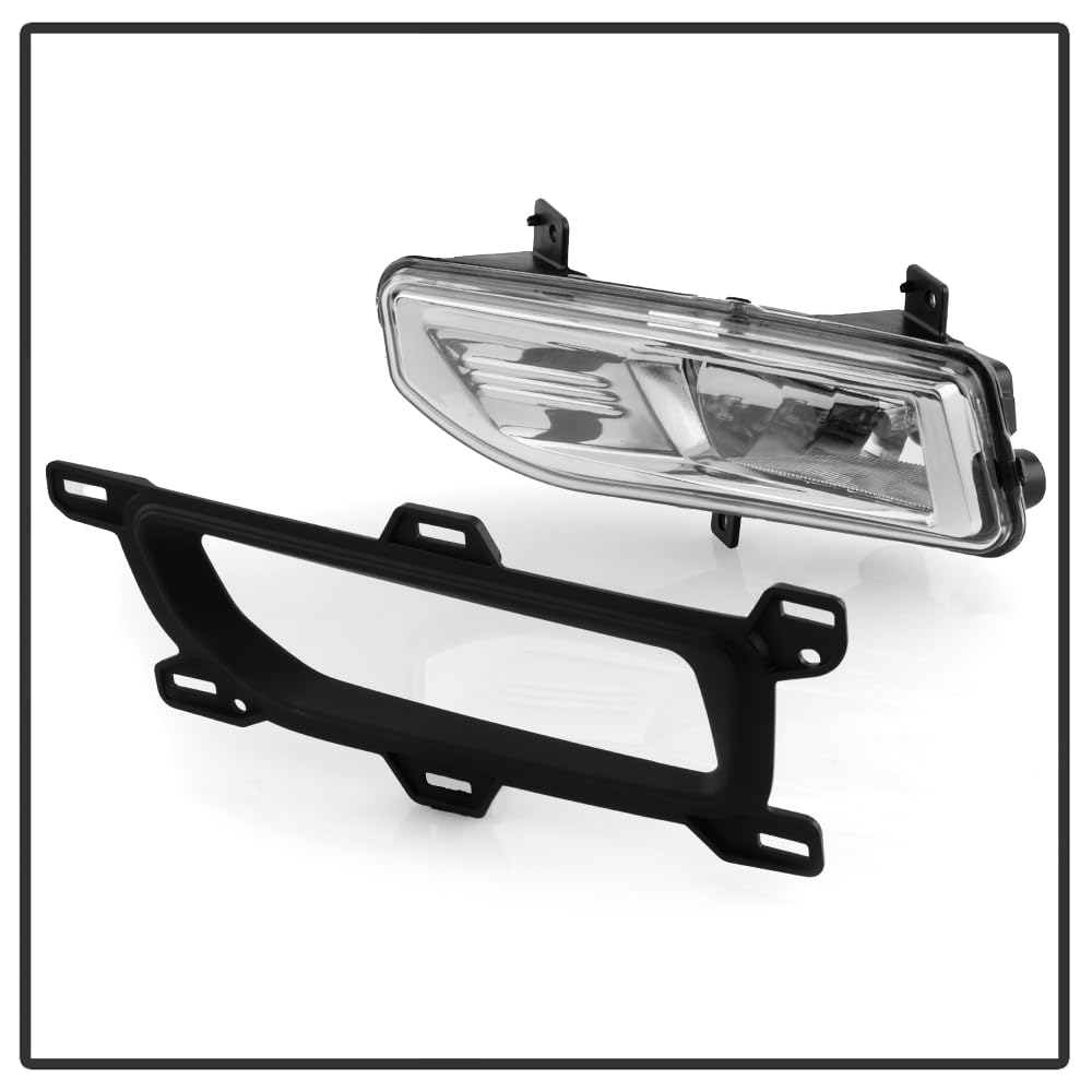 Nissan Titan 2020-2022 Spyder OEM Style Fog Lights w/Switch - (Bulbs Size - H8 12V 35W) - Clear