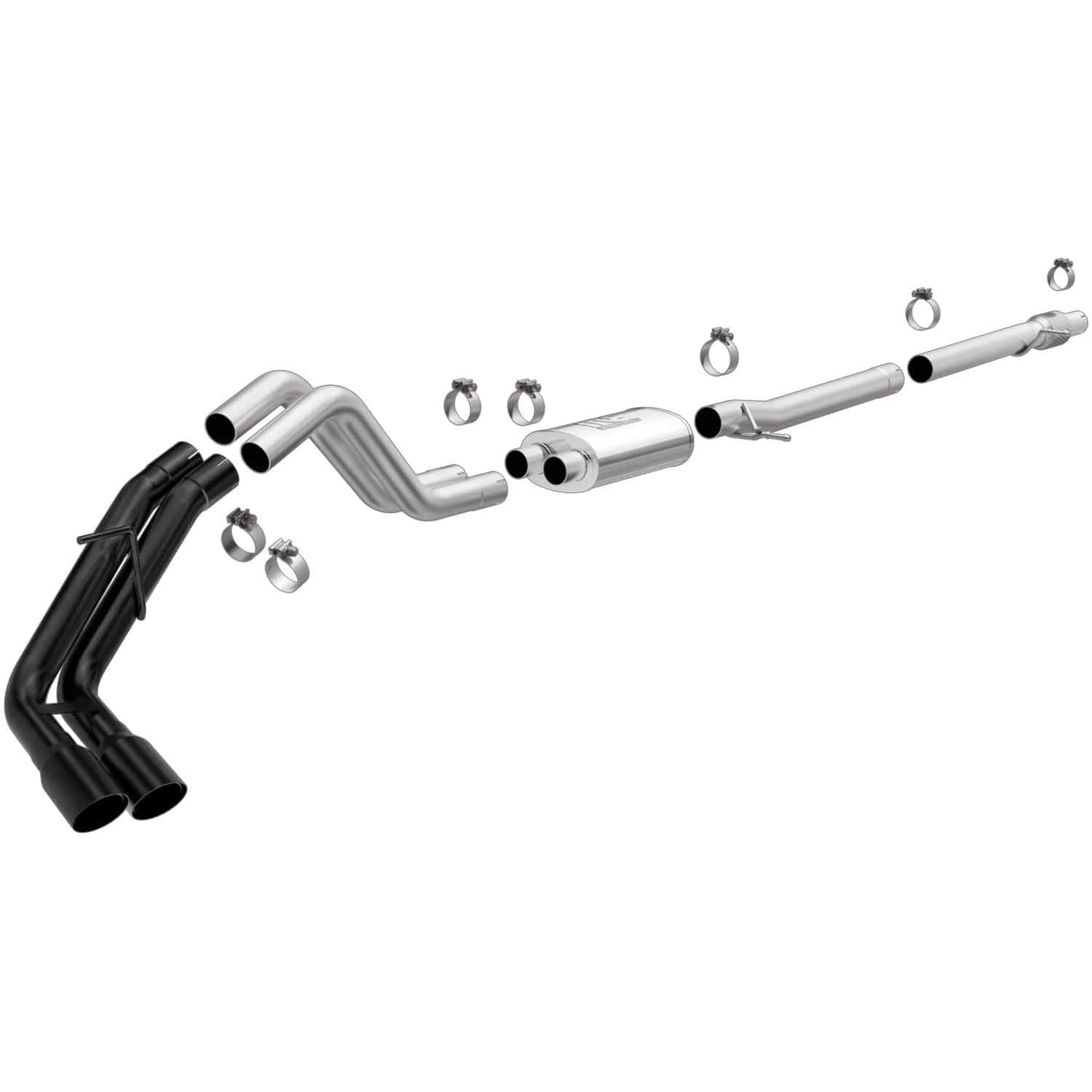 Performance MagnaFlow Exhaust System 19454: Cat-Back, Street Series, Compatible with 2019-2023 Ford Ranger
