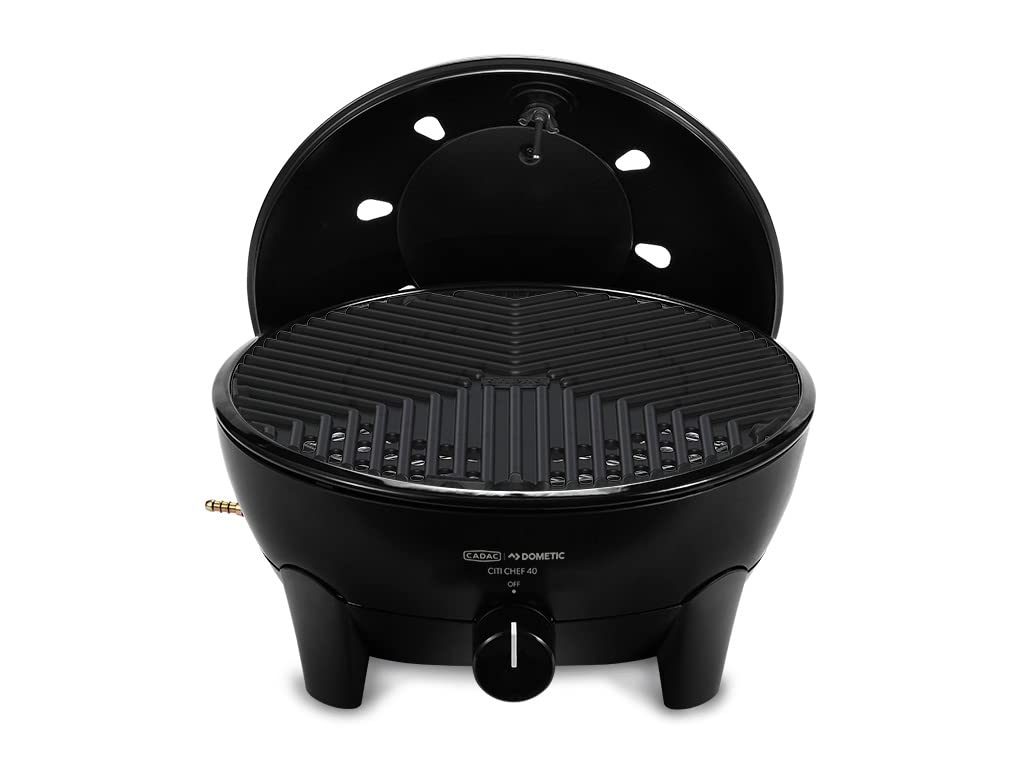 CADAC Front Runner Citi Chef 40/ Black/Portable 4 Piece/Gas Barbeque/Camp Cooker