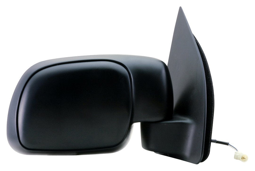 Fit System Side Passenger Mirror for Ford F250, F350, F450, F550 Super Duty Pick-Up, Black, Foldaway, Flat Lens, Power