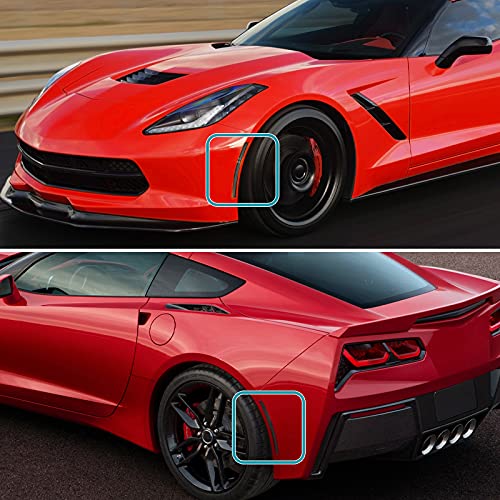 LSM-CVET14GLED4P-VS SPEC-D TUNING Led Side Marker- Smoked for 14-19 Chevy Corvette