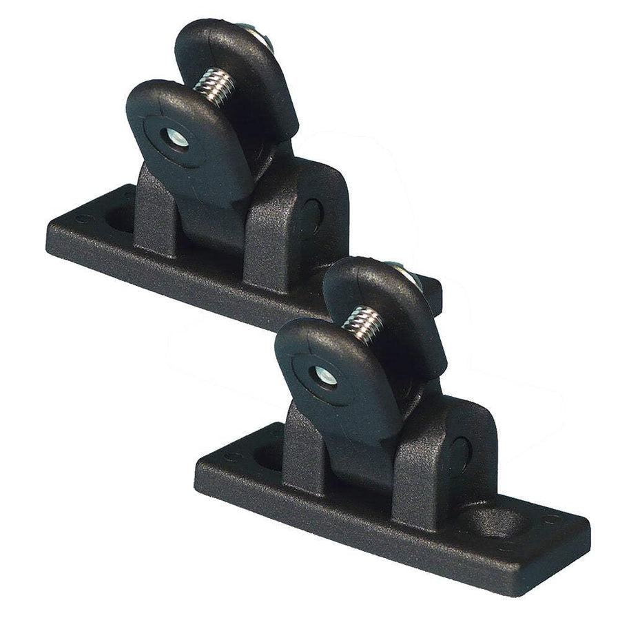 Nylon Carver Deck Hinge Pair - Black