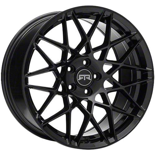 19x10.5 RTR Tech Mesh Gloss Black Wheel Rim 5x4.5" +45mm 19" Inch 850GB-9156545