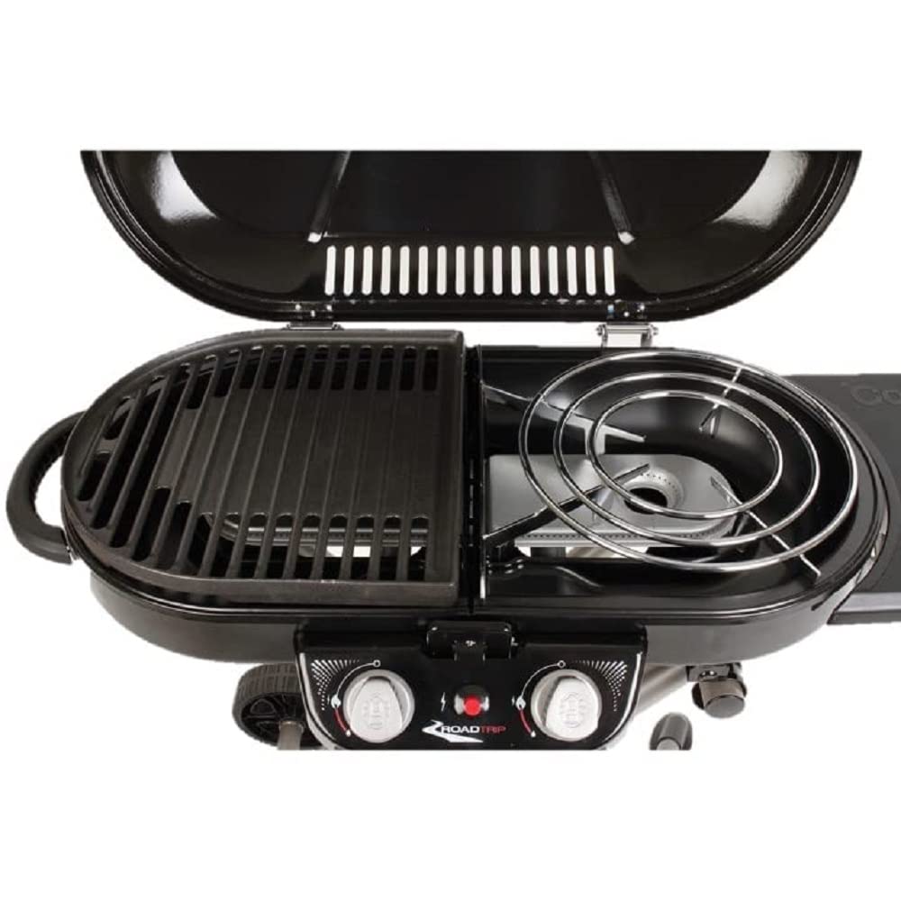 Coleman Swaptop RoadTrip Steel Stove Grate Rust-Resistant Steel Cooktop for Coleman RoadTrip Grills Easily Fits 12-in. Pan Great for Camping Tailgating Grilling & More