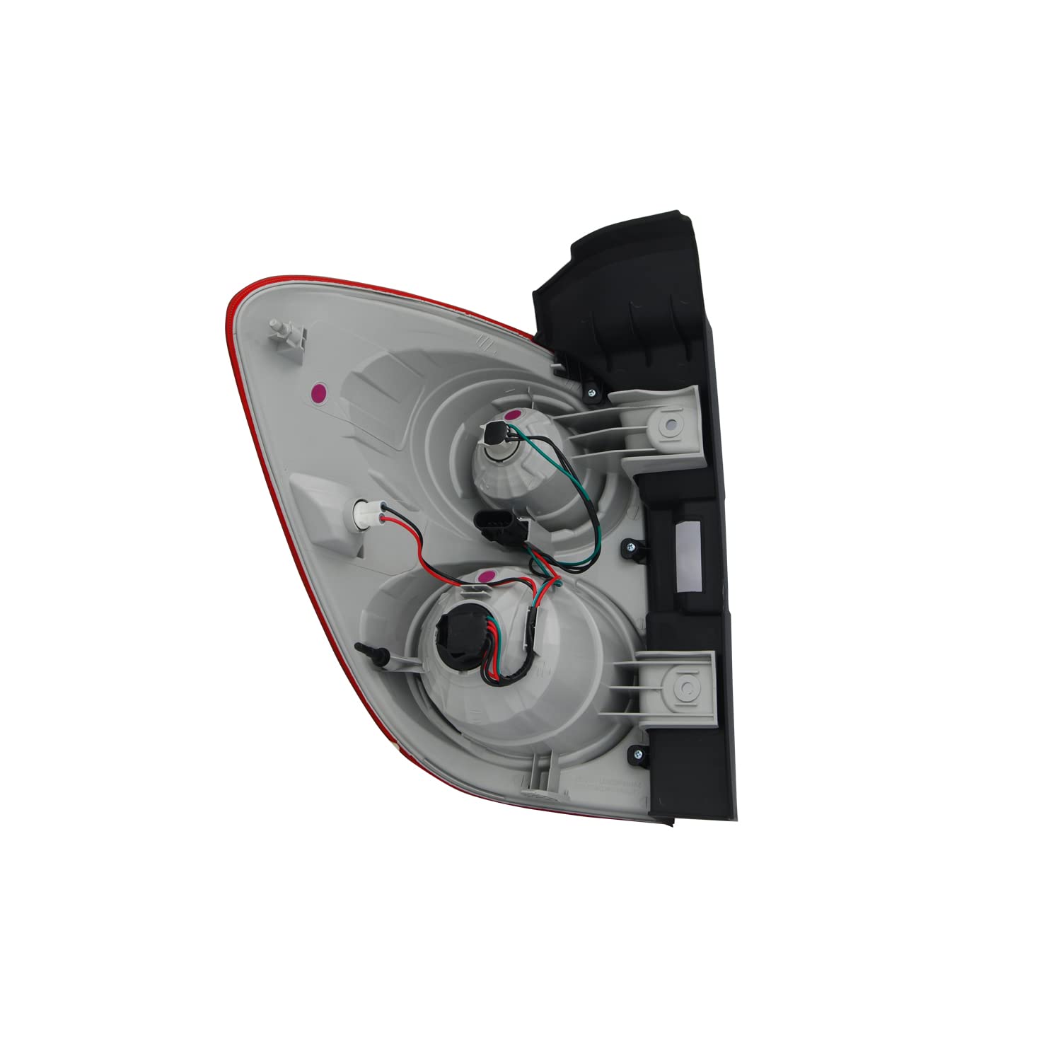 Right TYC Tail Light Assembly Compatible with 2010-2015 Chevrolet Equinox