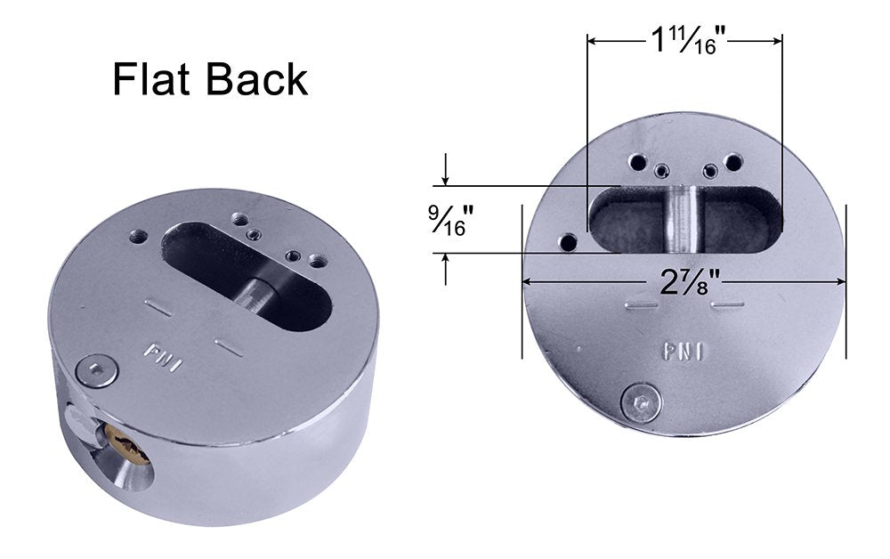 Master Lock Keyed Alike American (1) Solid Steel, High Security, Hidden Shackle Padlocks, w/Bumpstop Technology A2010NKA-1