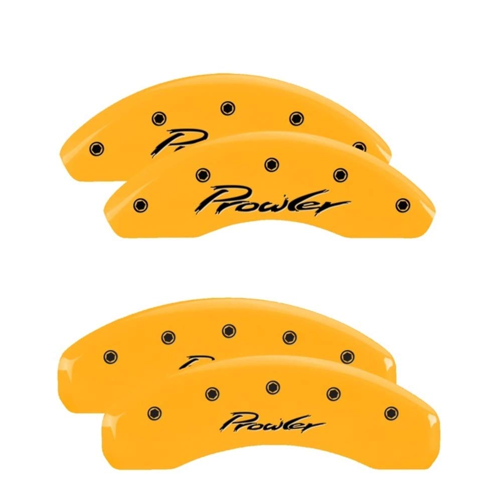 Caliper Covers MGP 32014SPRLYL, Yellow