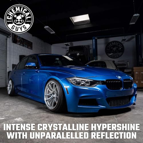 Chemical Guys HydroSlick SiO2 Intense Gloss Ceramic Coating HyperWax - High Shine and Long-Lasting Protection, Ceramic Coating for Cars, Safe for Trucks, SUVs, Motorcycles, RVs, and More - 16 fl oz