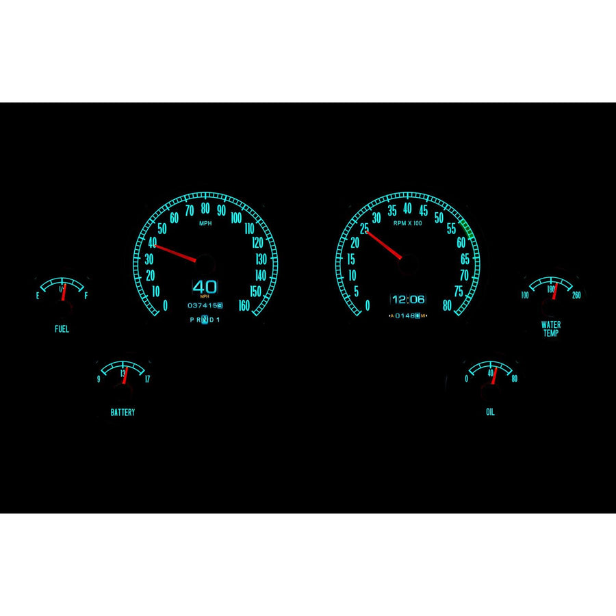 Dakota Digital Retrotech RTX-65C-VET-X Gauge Instrument System Compatible with 1965-67 Chevy Corvette