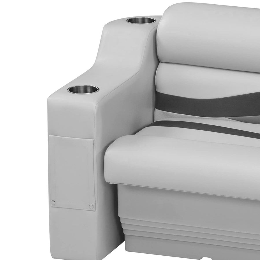 Wise Premier Series 3010-1725 Right Radius Pontoon Arm Rest, Mocha Java
