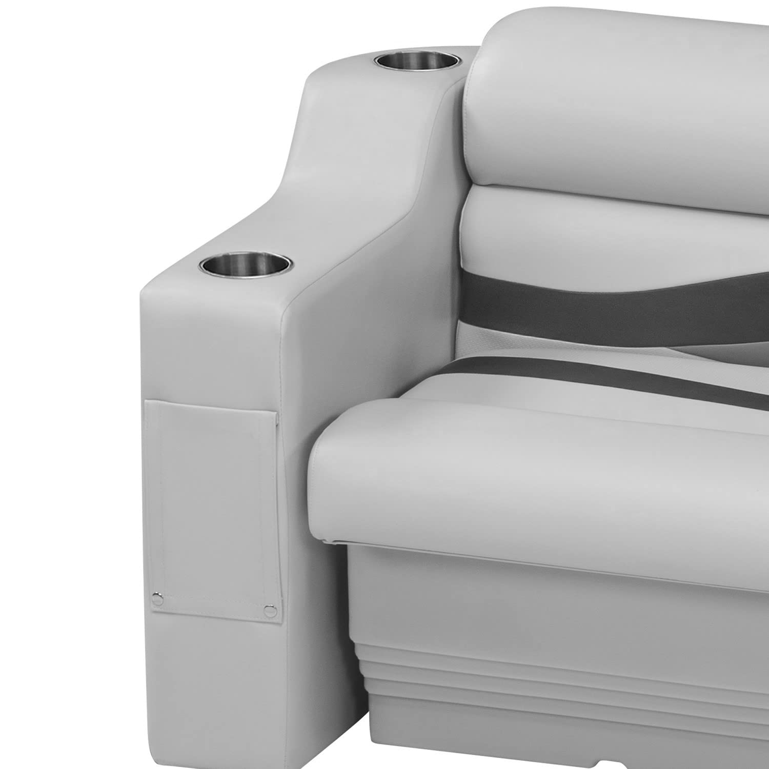 Wise Premier Series 3010-1725 Right Radius Pontoon Arm Rest, Mocha Java