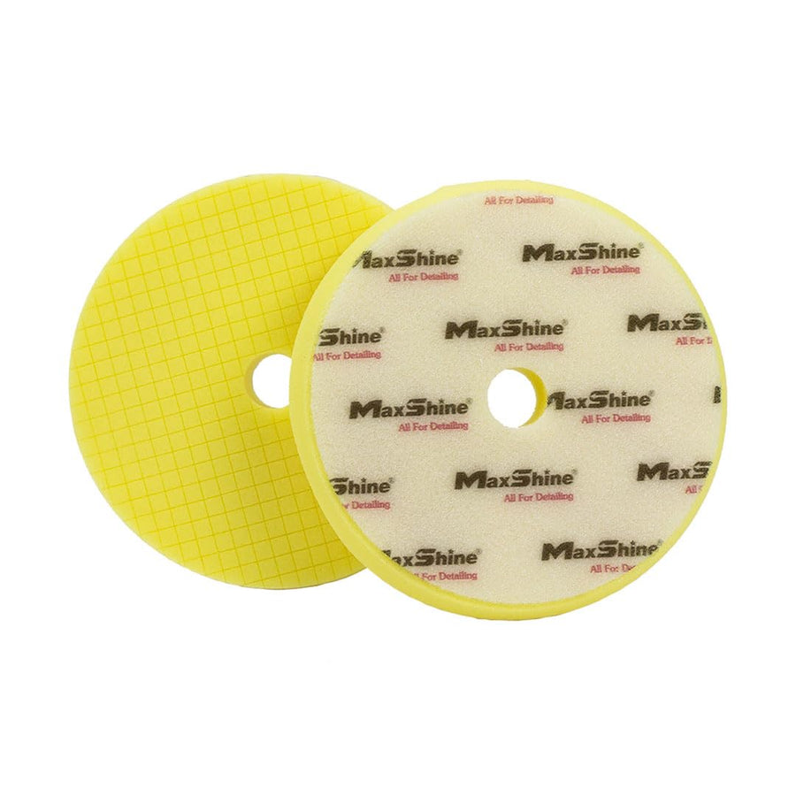 6" Maxshine Universal Cross Cut Polishing Foam Pad – Hook & Loop – DA & Rotary Polisher Compatible – Scientifically Designed Cross Cut for Heat Control & Efficient Compound Delivery