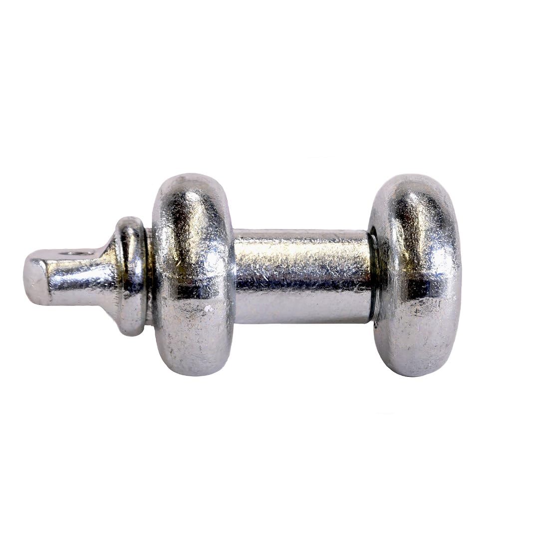 TrailFX WA044 Steel D-Ring with 3/4 Inch Pin Silver 9500 Pound Weight Rating Zinc Coated Cast Steel Single